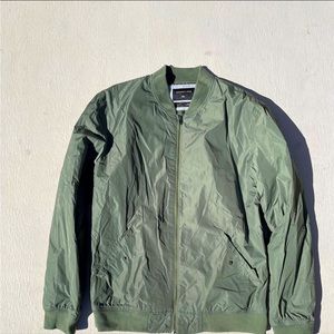 Quicksilver Light Green Bomber Jacket